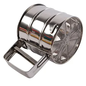 New Hot Sale High Quality Household Small Stainless Steel Centrifugal Cassava Flour Sifter Cup For Kitchen