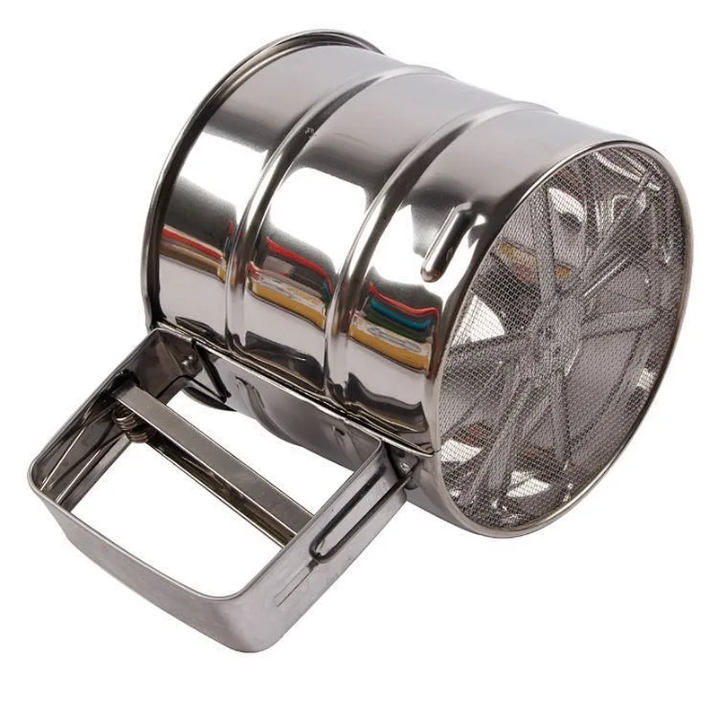 New Hot Sale High Quality Household Small Stainless Steel Centrifugal Cassava Flour Sifter Cup For Kitchen