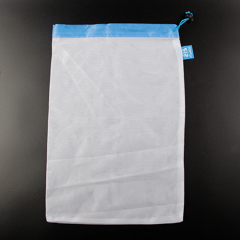 Fruit and Vegetable Reusable Eco Friendly Strong Drawstring Mesh Produce Bag