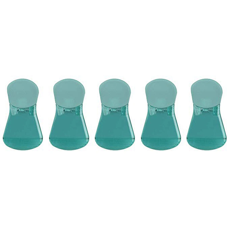 Kitchen Storage 5pcs Plastic Magnetic Sealing Food Snack Bag Clips