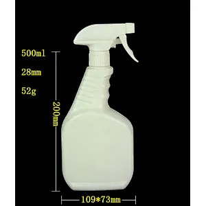 Union Source reusable portable large capacity empty 300ml 500ml plastic liquid spray bottle with nozzle