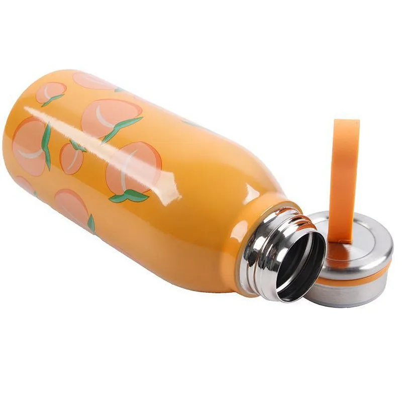 New design Classic 350ml home honey travel drinking juice office stainless steel water bottle with handle