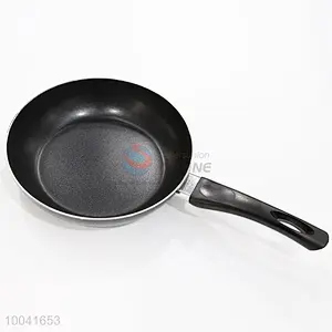 18Cm Popular Italianism Wine Red Coating Aluminum Wok Fry Cooking Pan With Alveolate Bottom