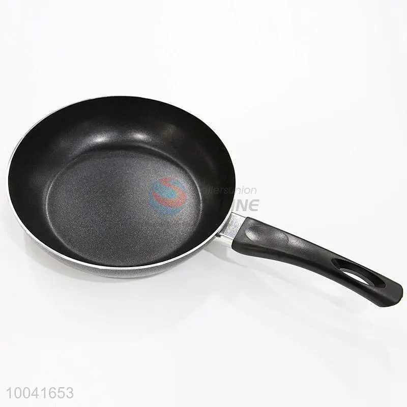 18Cm Popular Italianism Wine Red Coating Aluminum Wok Fry Cooking Pan With Alveolate Bottom