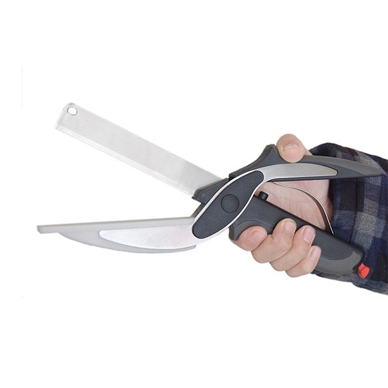 New generation multifunctional kitchen knife scissors with cutting board