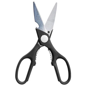 Multi-Function Household  8 Inch Stainless Steel Kitchen Scissor with magnet holder
