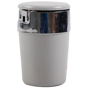 Union Source Custom new design portable multifunctional fashion round silicone car ash tray ashtray