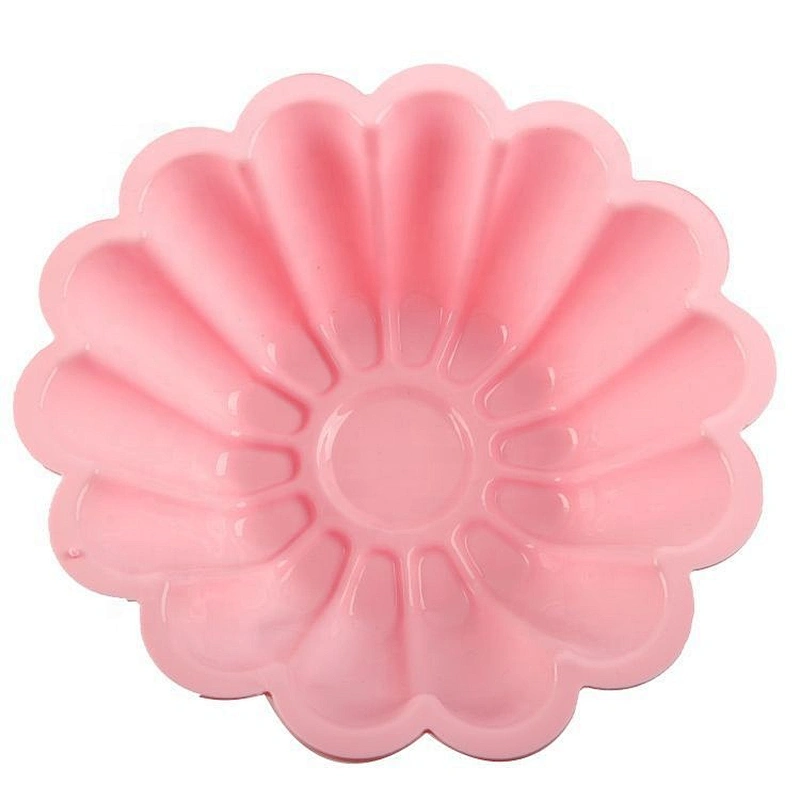 Unionsource Silicone Big Cake Flower Shape Diy Chocolate Mold For Kids Christma