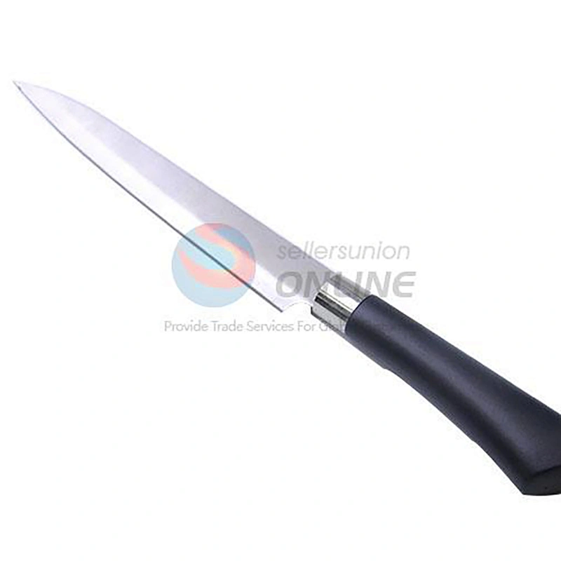 ECO-Friendly cheap safe comfortable kitchen utensils Stainless Steel kitchen scissors butcher knife set