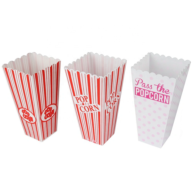 Russia Wholesale Customized Printed Package  Boxes Popcorn/Eco-friendly Popcorn boxes Plastic