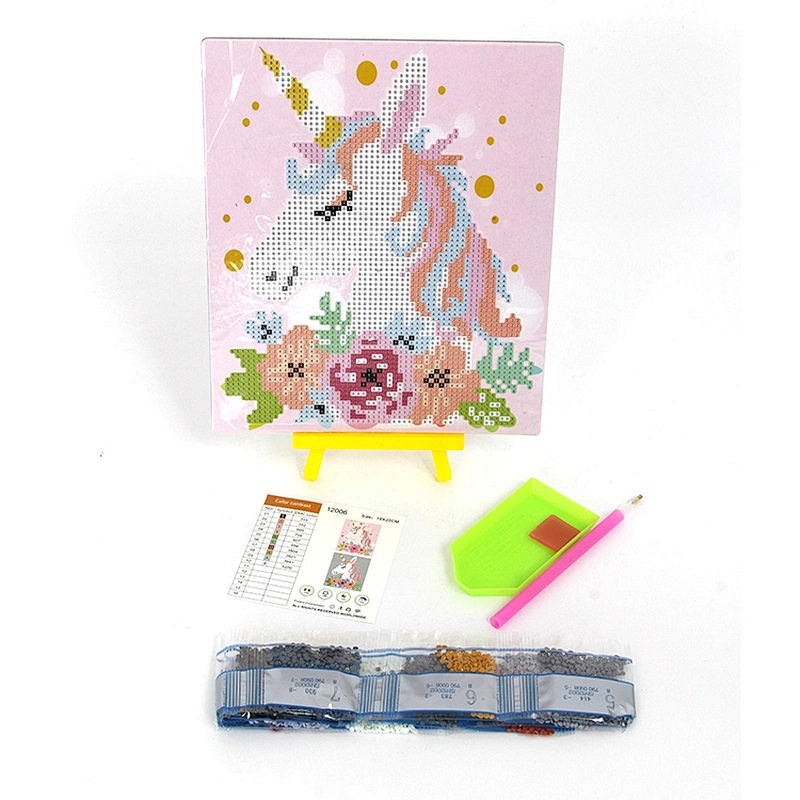 Hot sell morden animals customized children  Diy kids diamond painting for Photo frame