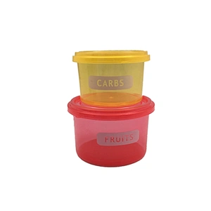 Union Source Perfect portions airtight plastic veggies cabs fruit resistant food storage bag container 7 piece