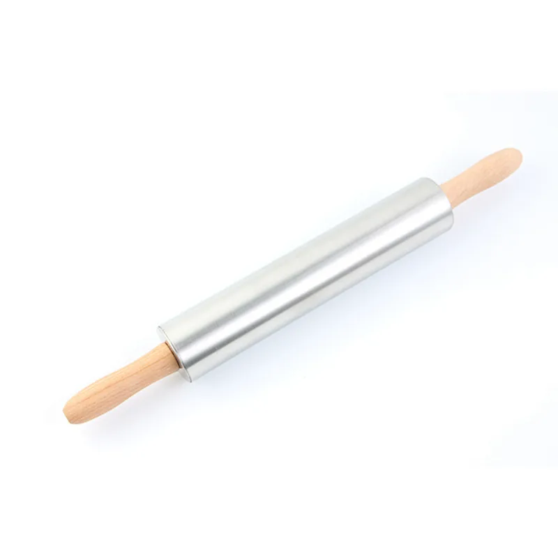 Union Source Eco-friendly Kitchen Utensil Stainless Steel Rolling Pin For Baking