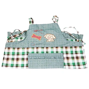 Chinese Manufacturers Big Pocket Design Household Polyester Cotton Gardening Kitchen Apron For Women And Man