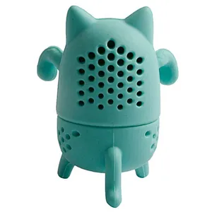 Union Source Custom wholesale portable silicone loose leaf tea bottle strainer filter infuser for cup