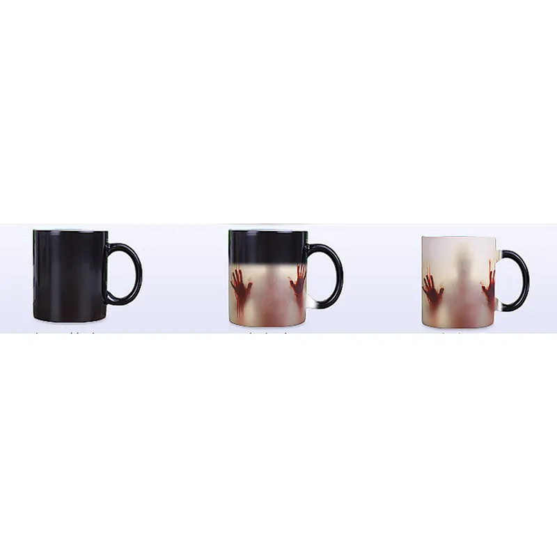 Union Source Custom Personalized Logo Ceramic Coffee Mugs Color Changing