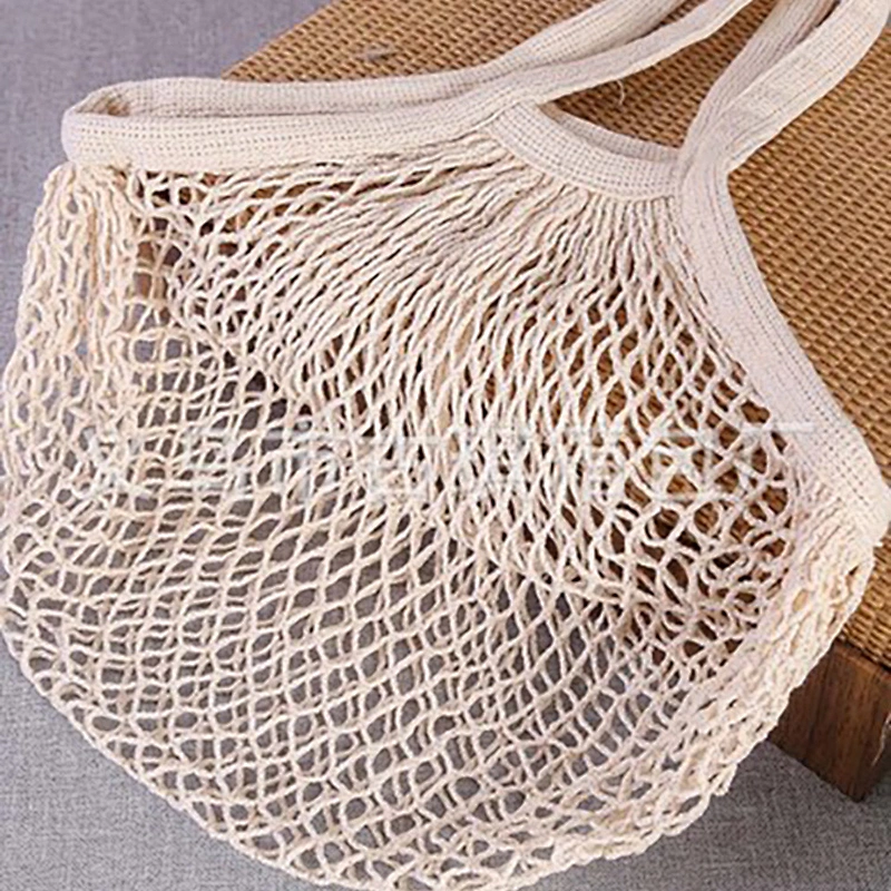 wholesale eco friendly expandable  cotton mesh bag for kitchen