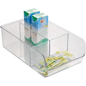 UnionSource Refrigerator Storage Rack Refrigerator Plastic Storage Basket