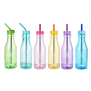 Union Source Folding metal stainless steel silicone straw With Cleaning Brushes
