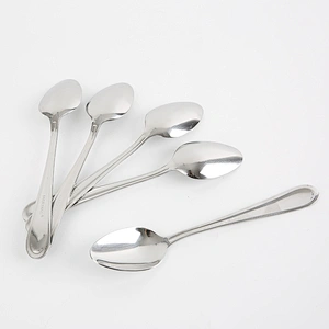 Wholesale High Quality Household Stainless Steel Tableware Dinner Spoon Serving Set Flatware For Home