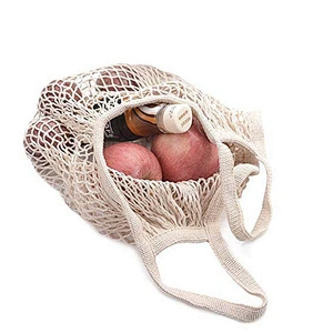 wholesale eco friendly expandable  cotton mesh bag for kitchen