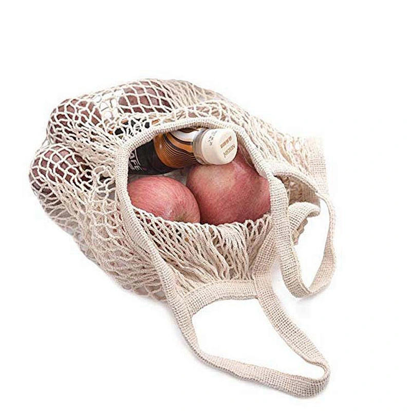wholesale eco friendly expandable  cotton mesh bag for kitchen