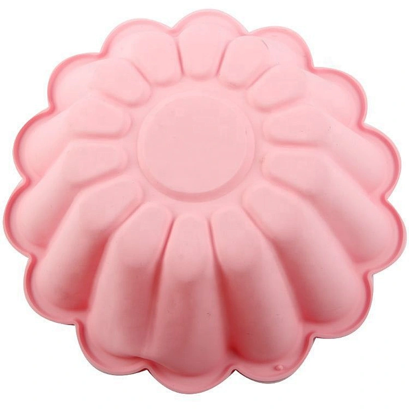 Unionsource Silicone Big Cake Flower Shape Diy Chocolate Mold For Kids Christma
