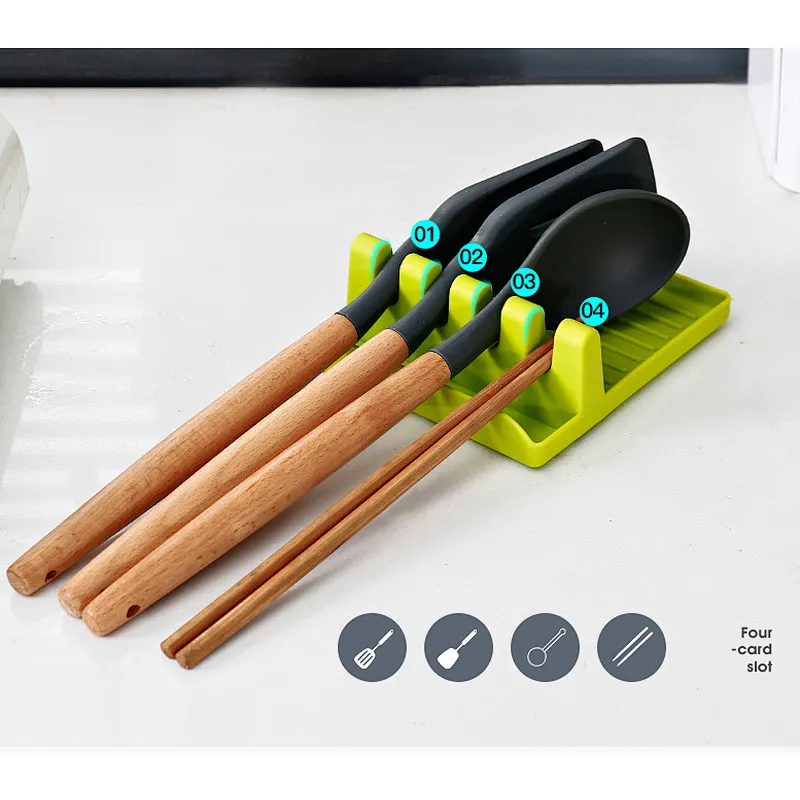 Union Source Kitchen Accessories Convenient Storage Cookware holder Racks Plastic Duing Cooking