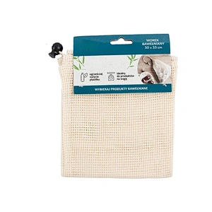 Reusable hanging plain cotton cloth drawstring pouch storage bag