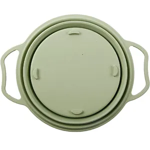 Union Source Collapsible Kitchen Drain Silicone Colander & Strainers Foldable Storage Basket