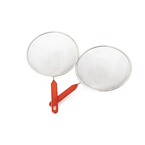 Stainless Steel Flour Sifter Fine Tea Mesh Strainer Colander Sieve Mesh Oil Filter Kitchen tool