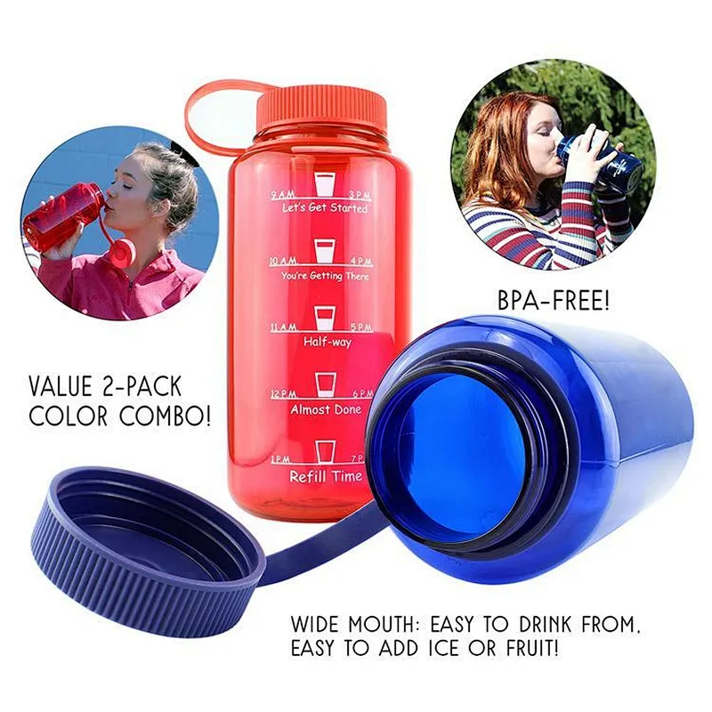 Wholesale Environmentally Friendly  1000ML Sport Water Bottle With Lid For Men