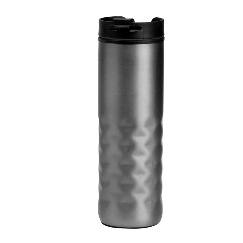 New multicolor eco-friendly stainless steel plastic double wall coffee camping travel mug with lid