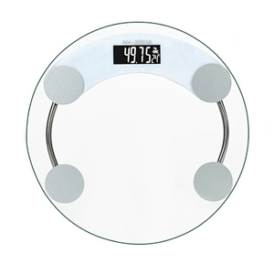 2020 new custom display tempered transparent glass household electronic body weight bathroom weighting scale