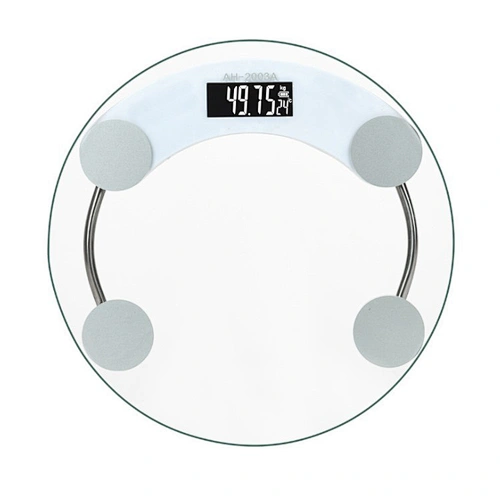 2020 new custom display tempered transparent glass household electronic body weight bathroom weighting scale