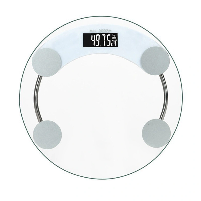 2020 new custom display tempered transparent glass household electronic body weight bathroom weighting scale