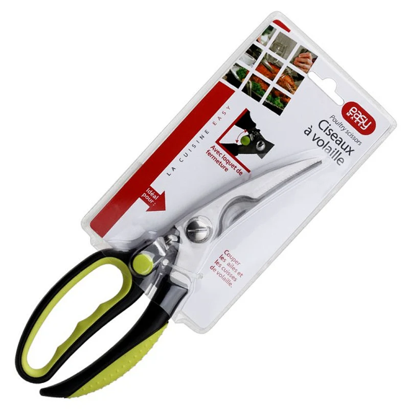PP Handle Stainless steel poultry detachable kitchen scissors