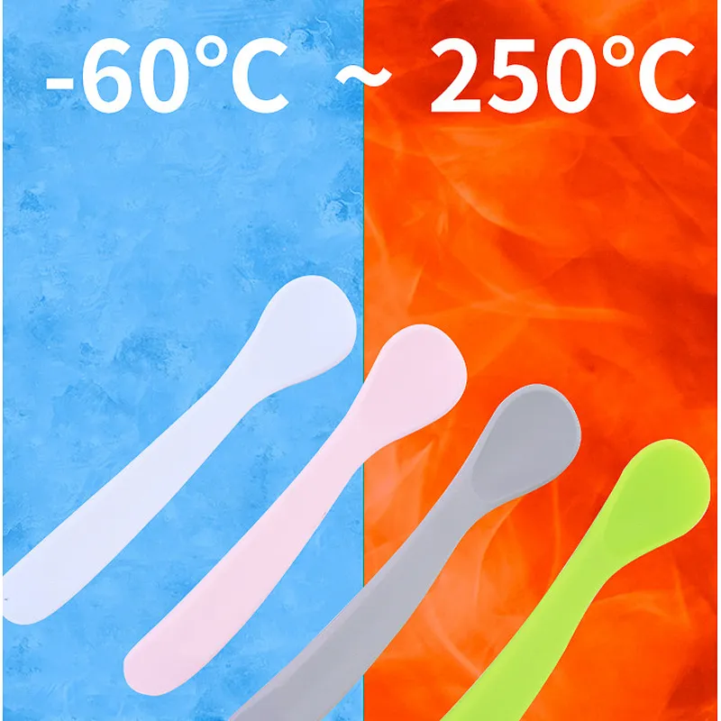 Unionsource  100% Biodegradable Silicone Baby Feed Spoon
