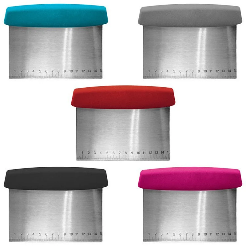 Soft Grip Handle stainless steel dough Pastry Cutter scraper