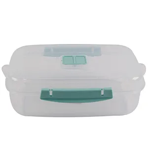 Reusable leak proof  take away food plastic bento  lunch box  for office
