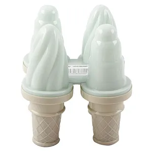 4pcs wholesale homemade ice cream shape plastic lolly  pop mould