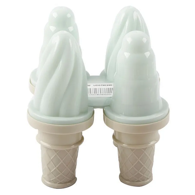 4pcs wholesale homemade ice cream shape plastic lolly  pop mould