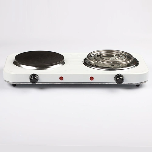 Hot sale portable household CE EMC 2000W double cooking electric stove coil solid hot plate for table