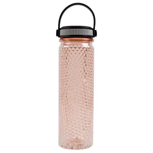 Chinese Supplier 2020 Outdoor travel Double Wall Ice cooling Tritan insulated Plastic drinking Water Bottle