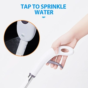 Union Source healthy long rod easy clean up shake head pressing water spray mop floor cleaning for home
