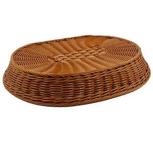 Household good price  new handicraft PP woven storage basket  for home