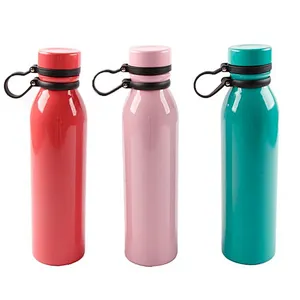 wholesale 700ML metal clear stainless steel fitness drinking thermos water bottles with custom logo