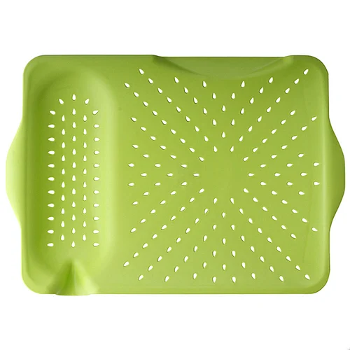 Plastic kitchen dish drainer vegetable washing draining strainer leaking Tray