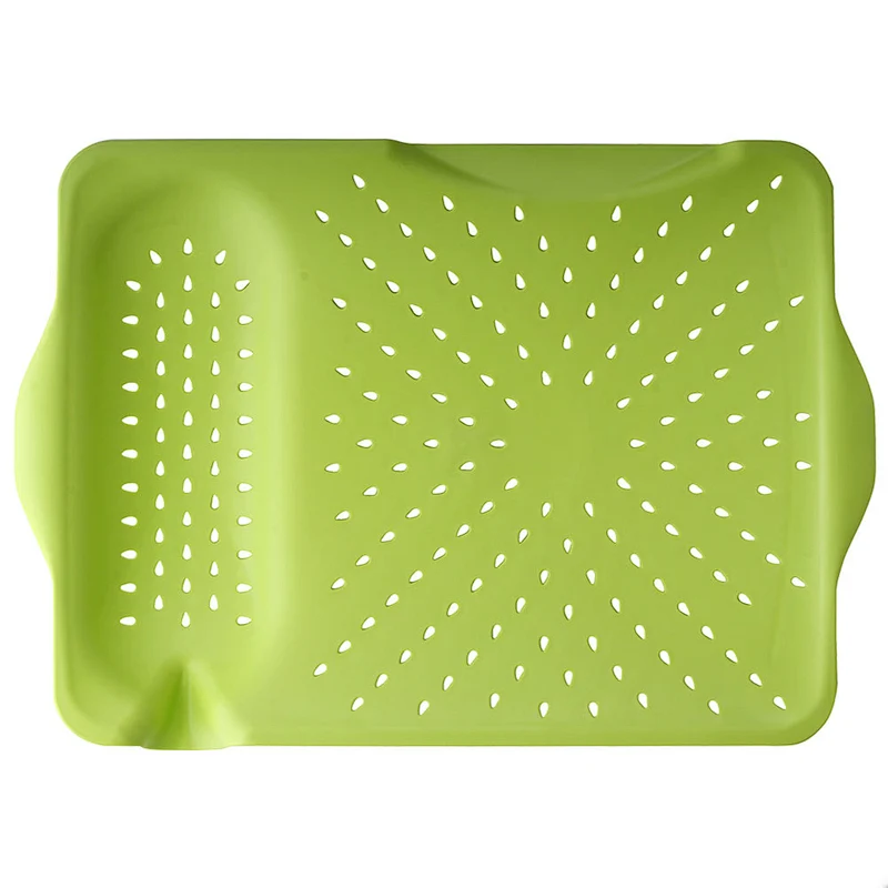 Plastic kitchen dish drainer vegetable washing draining strainer leaking Tray