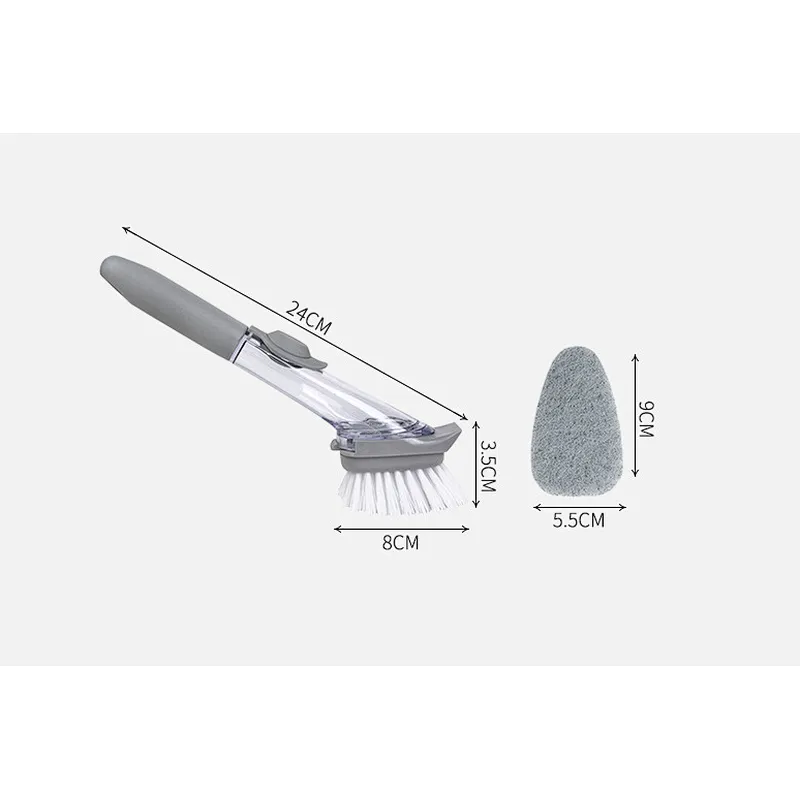 Union Source Amazon Top Seller Kitchen Tool Dish Washing Brush With Soap Dispenser